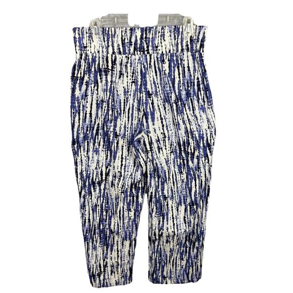 Land and Sea Anthropologie Pants Womens Small Blue Linen Beachy 70s Retro Boho - Picture 5 of 9